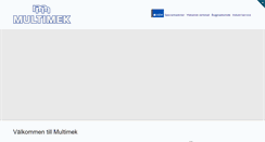 Desktop Screenshot of multimek.se