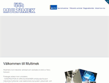 Tablet Screenshot of multimek.se